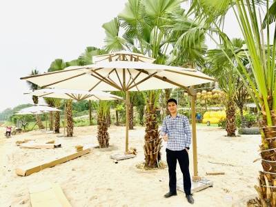 Ô LỆCH TÂM HỢP KIM NHÔM XOAY 360 ĐỘ NHẬP KHẨU