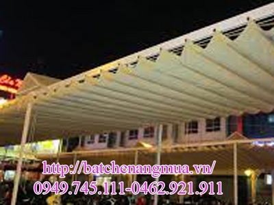 Lắp bạt xếp che nắng mưa tại Thanh Xuân