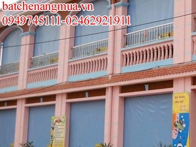 Đơn vị cung cấp bạt che nắng mưa cho trường học Long Biên