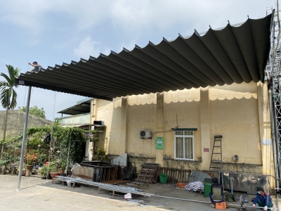 Bạt che mái xếp tại Hải Phòng