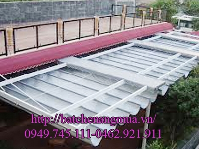 Cung cấp bạt xếp che nắng mưa tại quận Ba Đình