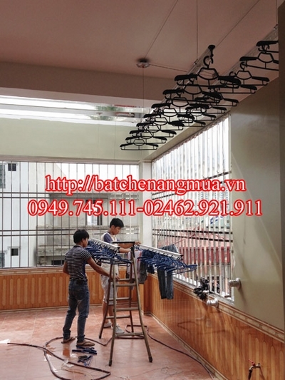 Cung cấp giàn phơi thông minh tại chung cư Taseco Complex