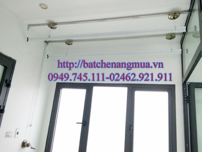 Thi công giàn phơi thông minh tại chung cư B32 Đại Mỗ