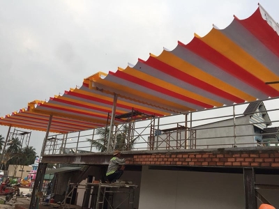 Những loại vải bạt dùng để làm bạt mái che 