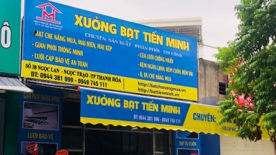 Giá bạt che nắng tại Thanh Hóa