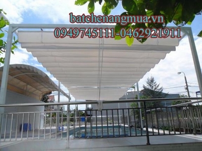 Chuyên lắp đặt bạt xếp mái che tại Nguyễn Ngọc Vũ