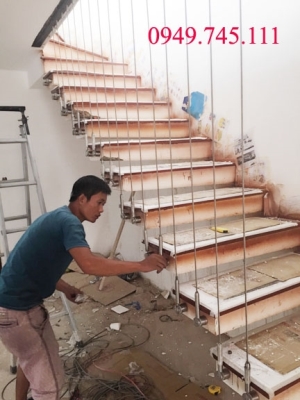 Đơn vị lắp cáp tăng đơ cầu thang tại Quảng Ninh