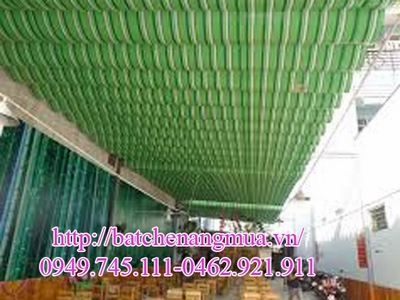 Lắp bạt xếp che nắng mưa tại Hoàng Mai