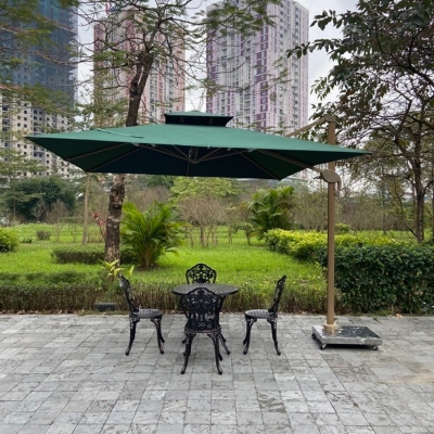 Ô lệch tâm vuông hợp kim xoay 360⁰ 